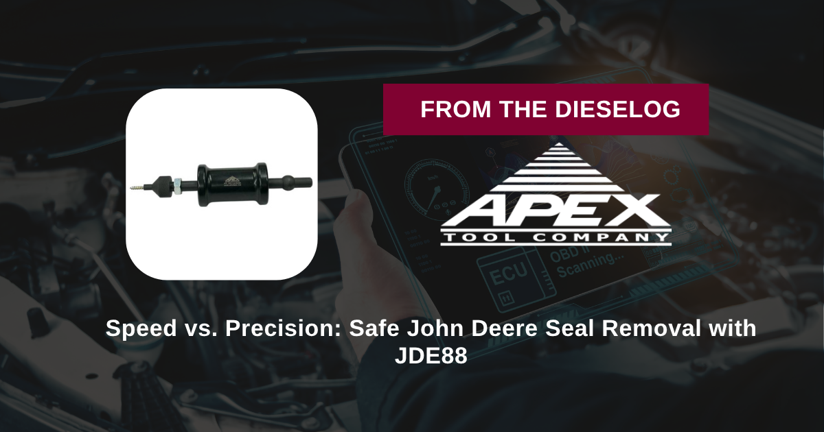 Speed vs. Precision: Safe John Deere Seal Removal with JDE88